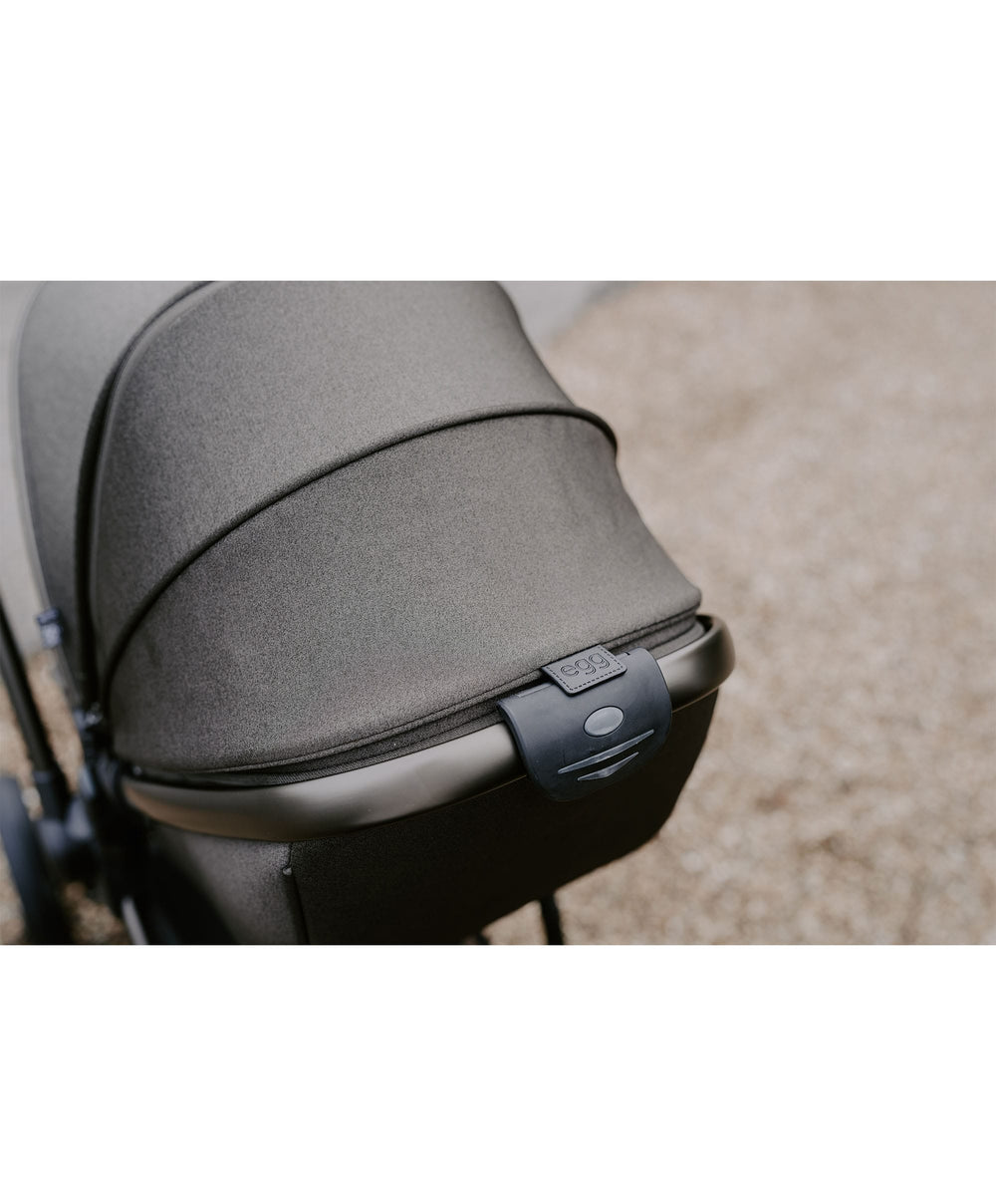 Egg (BabyStyle) Pushchairs Egg3 Complete Pushchair Bundle with Shell 360 Car Seat - Chocolate Velvet