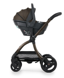 Egg (BabyStyle) Pushchairs Egg3 Complete Pushchair Bundle with Shell 360 Car Seat - Chocolate Velvet