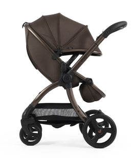 Egg (BabyStyle) Pushchairs Egg3 Complete Pushchair Bundle with Shell 360 Car Seat - Chocolate Velvet