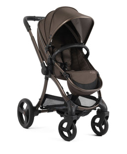 Egg (BabyStyle) Pushchairs Egg3 Complete Pushchair Bundle with Shell 360 Car Seat - Chocolate Velvet