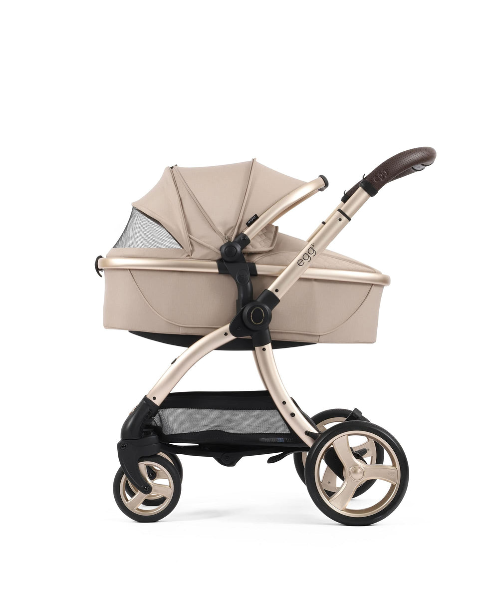 Egg (BabyStyle) Pushchairs Egg3 Complete Pushchair Bundle with Shell 360 Car Seat - Feather