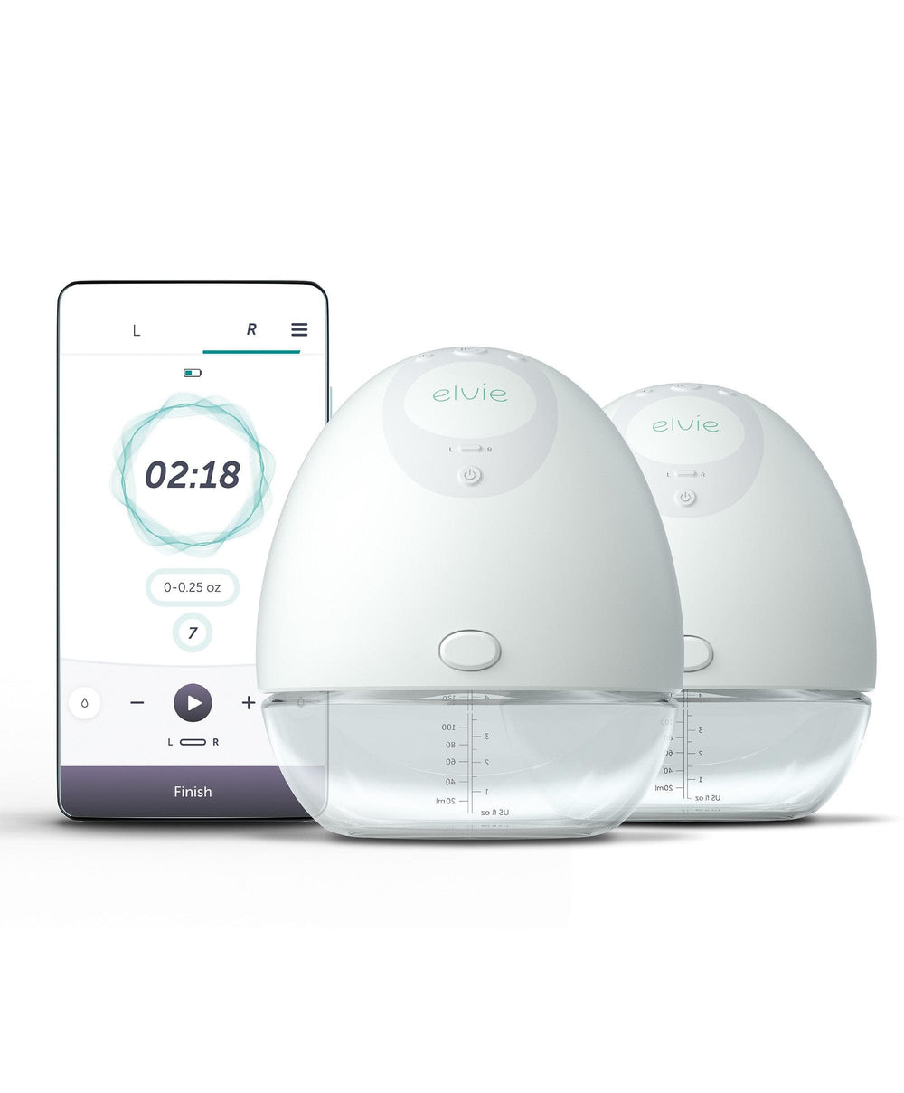 Elvie Breastfeeding Elvie Double Electric Breast Pump &amp; Elvie Breast Milk Storage Bags