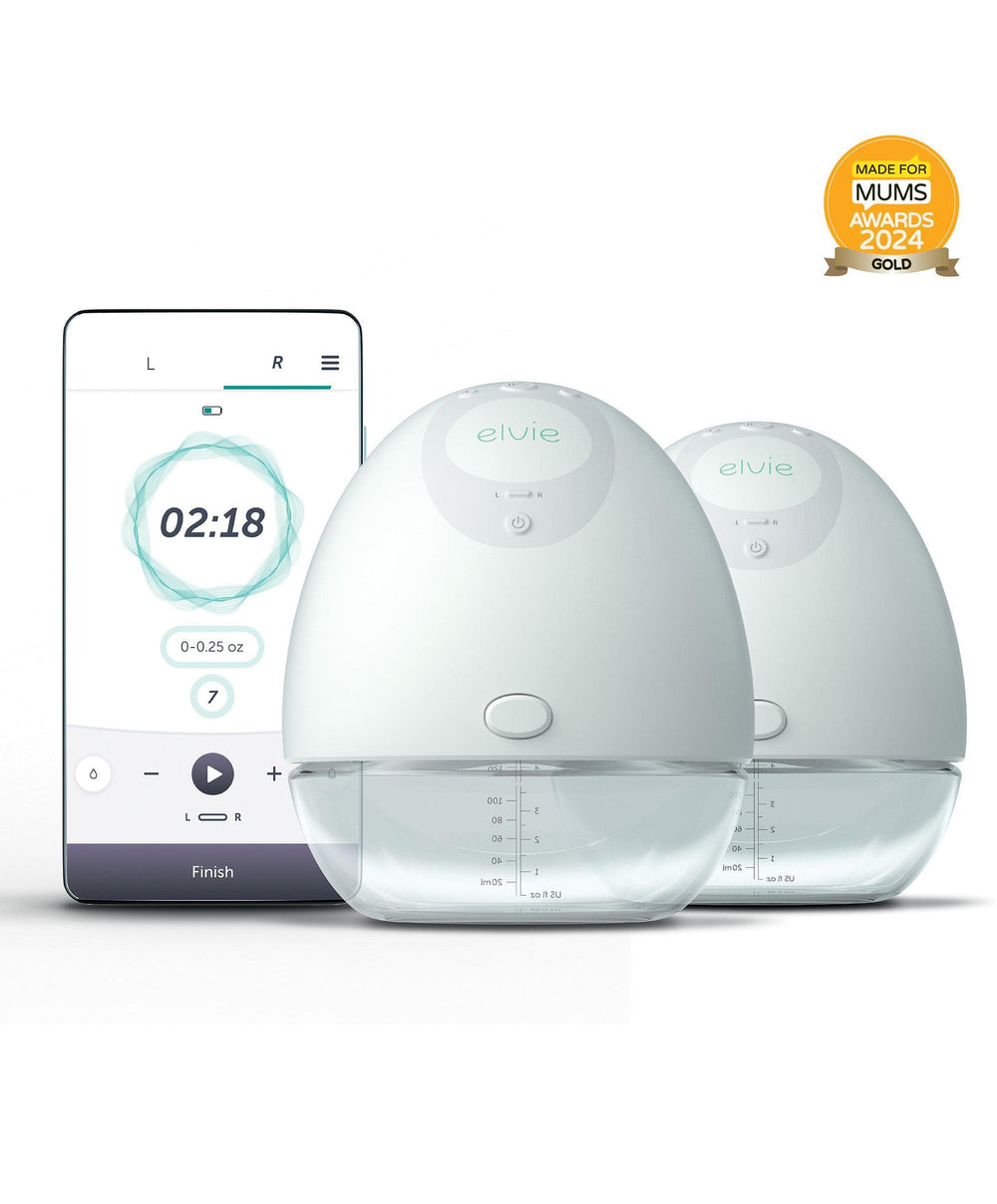 Elvie Breastfeeding Elvie Double Electric Breast Pump &amp; Elvie Breast Milk Storage Bags