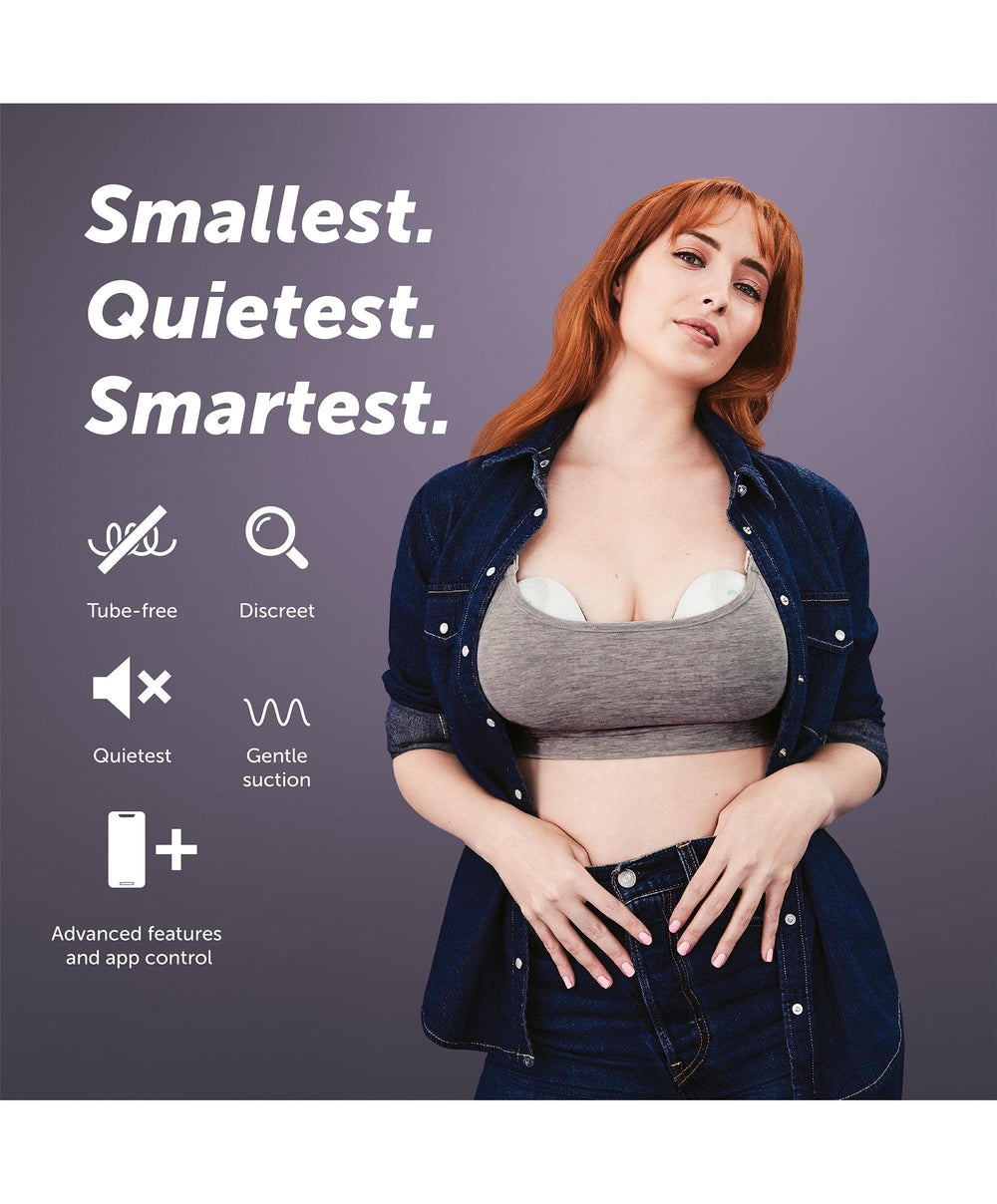 Elvie Breastfeeding Elvie Double Electric Breast Pump &amp; Elvie Breast Milk Storage Bags