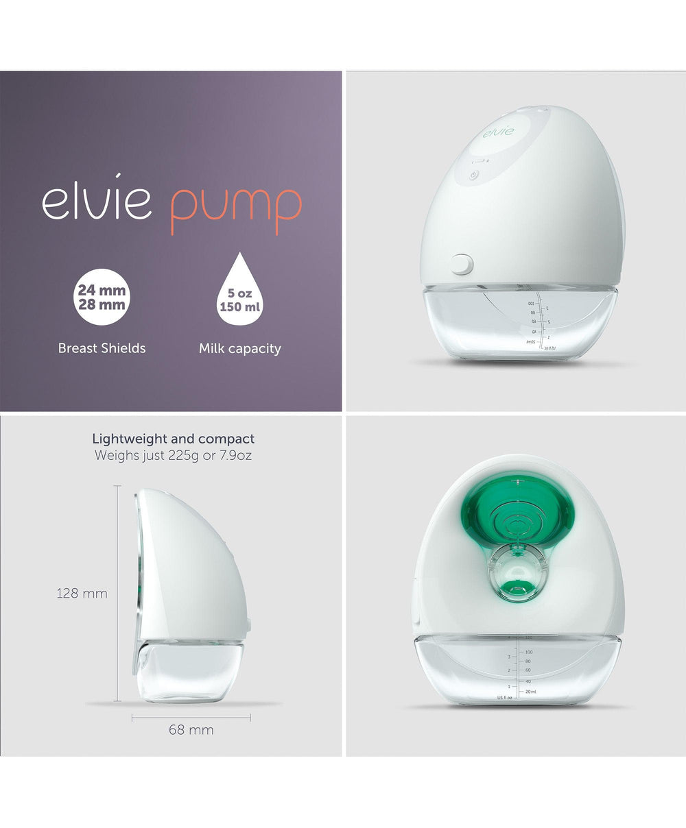Elvie Breastfeeding Elvie Double Electric Breast Pump &amp; Elvie Breast Milk Storage Bags