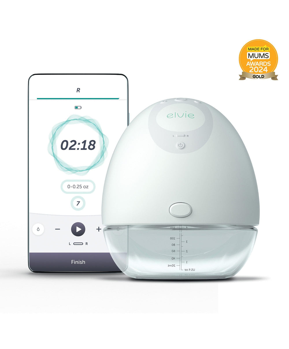Elvie Breastfeeding Elvie Single Electric Breast Pump &amp; Elvie Milk Storage Bags