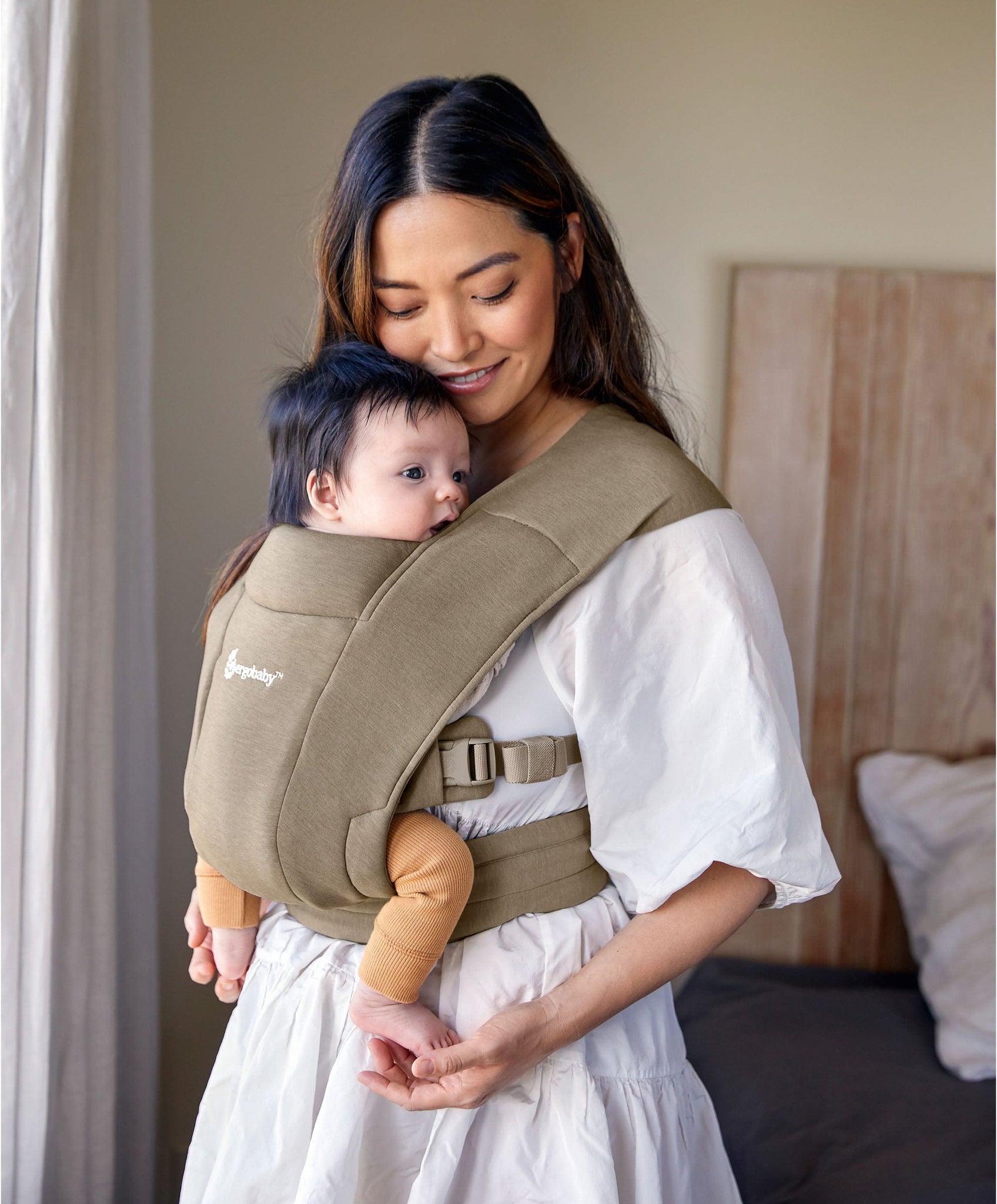 Ergobaby Embrace Baby Carrier - Soft Olive – Mamas & Papas IE