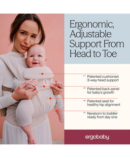 Ergobaby Baby Carriers Ergobaby Omni Deluxe Mesh Baby Carrier - Natural Beige