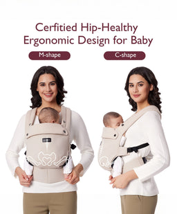 Ergobaby Baby Carriers Momcozy Baby Carrier 3M+ Cotton - Khaki