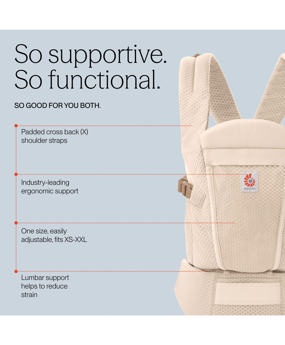 Ergobaby Ergobaby Omni Lite Mesh Baby Carrier - Natural Beige