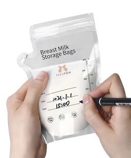Fraupow Breastfeeding Fraupow Breast Milk Storage Bags - Pack of 30