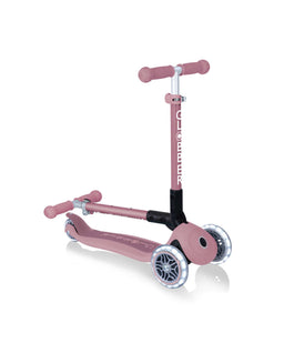 Globber Globber Junior Foldable Lights Eco - Berry