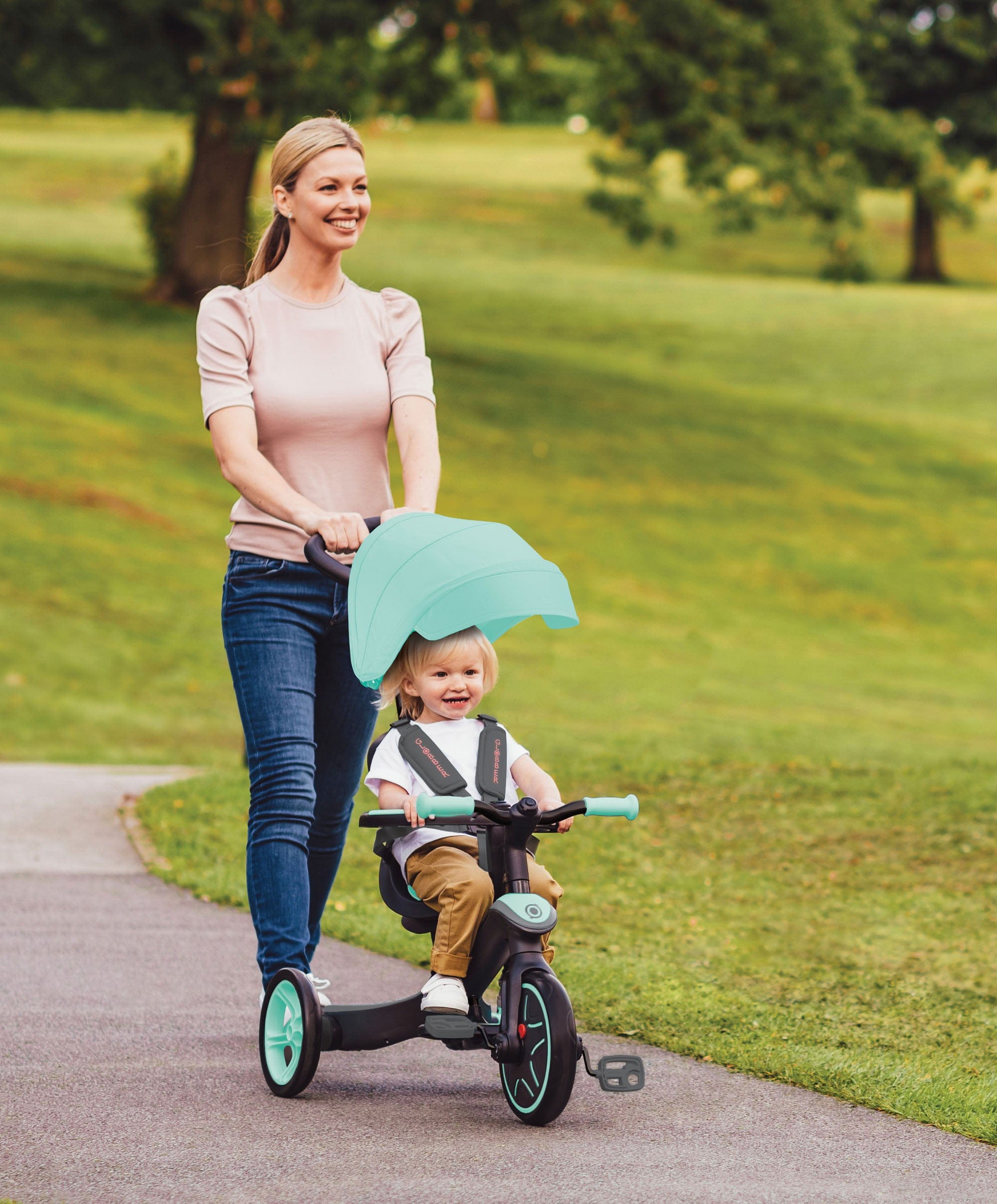 Globber Explorer Trike 4 in 1 - Mint – Mamas & Papas IE