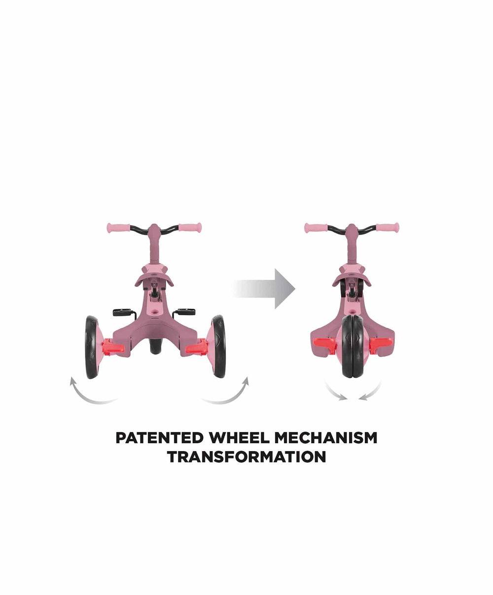 Globber Outdoor Play Globber Explorer Trike Eco 4 in 1 – Berry