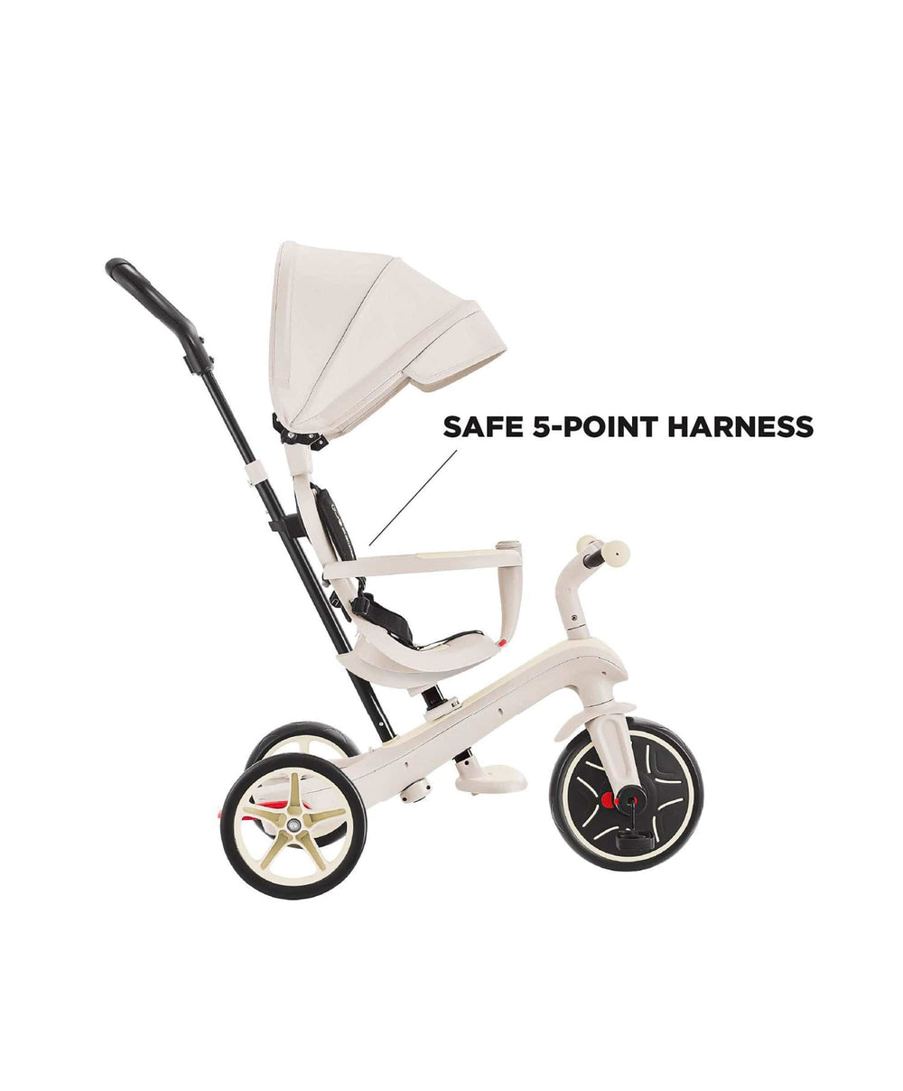 Globber Outdoor Play Globber Explorer Trike Eco 4 in 1 – Coconut