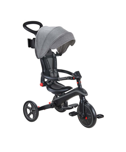 Globber Outdoor Play Globber Explorer Trike Foldable 4 in 1 - Black