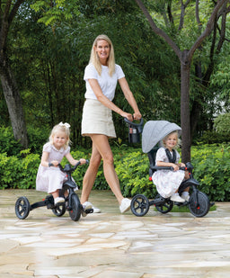 Globber Outdoor Play Globber Explorer Trike Foldable 4 in 1 - Black