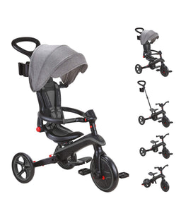 Globber Outdoor Play Globber Explorer Trike Foldable 4 in 1 - Black