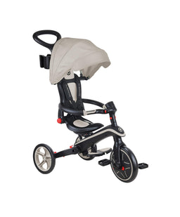 Globber Outdoor Play Globber Explorer Trike Foldable 4 in 1 - Taupe