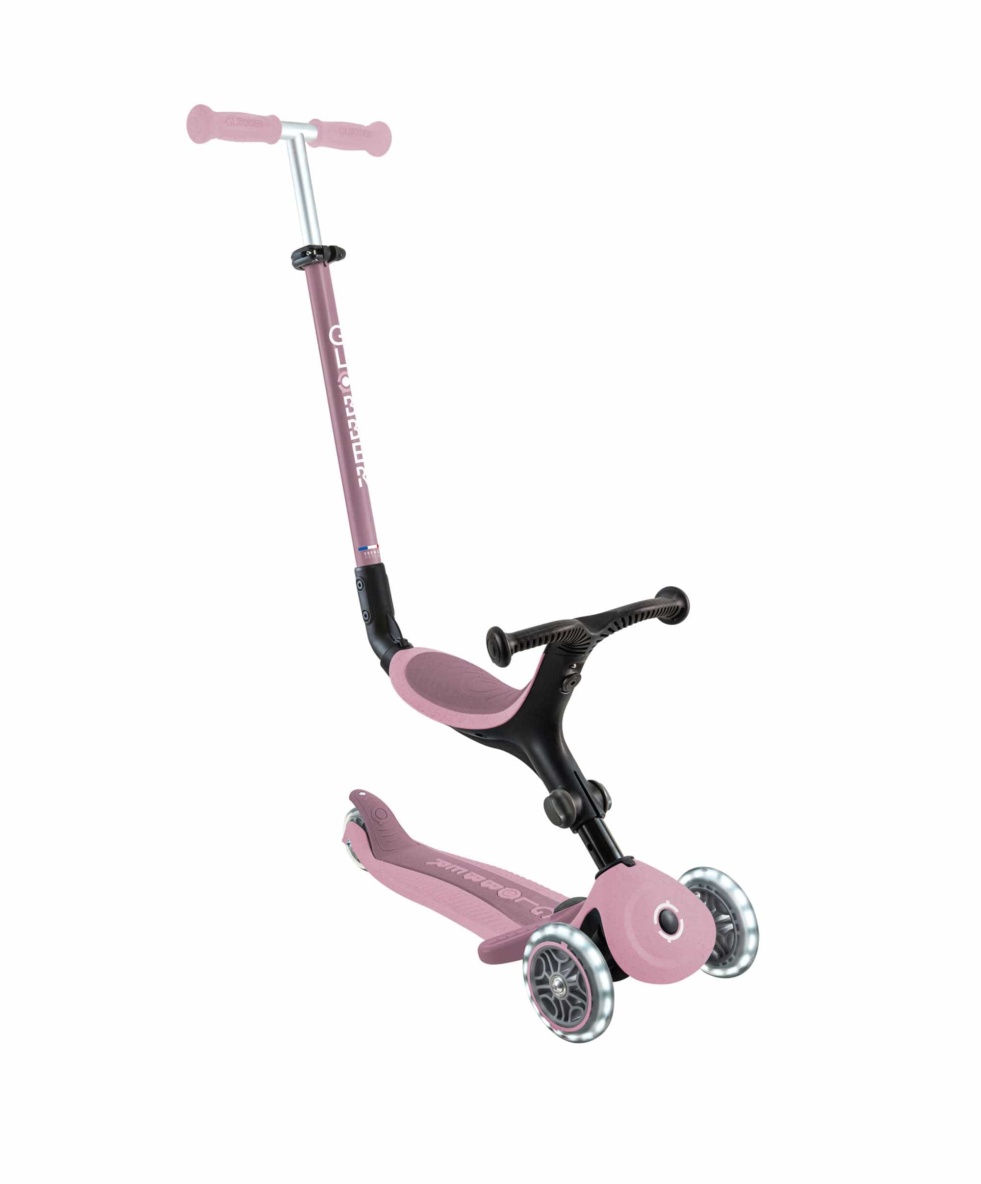 Globber Go Up Active Lights Eco - Berry – Mamas & Papas IE