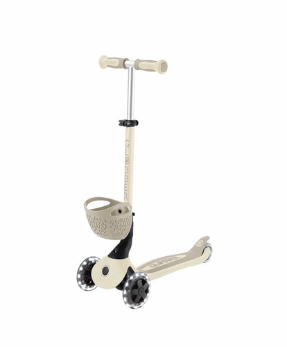 Globber Outdoor Play Globber Go Up Baby 360 Lights Scooter – Taupe