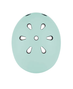 Globber Outdoor Play Globber GO-UP Lights Helmet - Mint Green