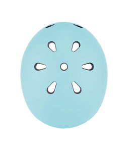 Globber Outdoor Play Globber GO-UP Lights Helmet - Pastel Blue
