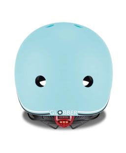 Globber Outdoor Play Globber GO-UP Lights Helmet - Pastel Blue