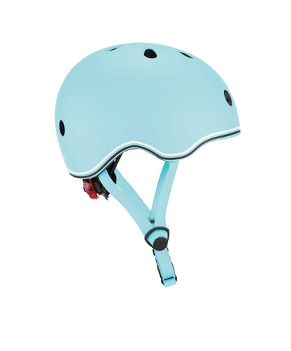 Globber Outdoor Play Globber GO-UP Lights Helmet - Pastel Blue