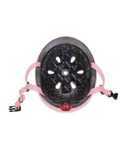 Globber Outdoor Play Globber GO-UP Lights Helmet - Pastel Pink