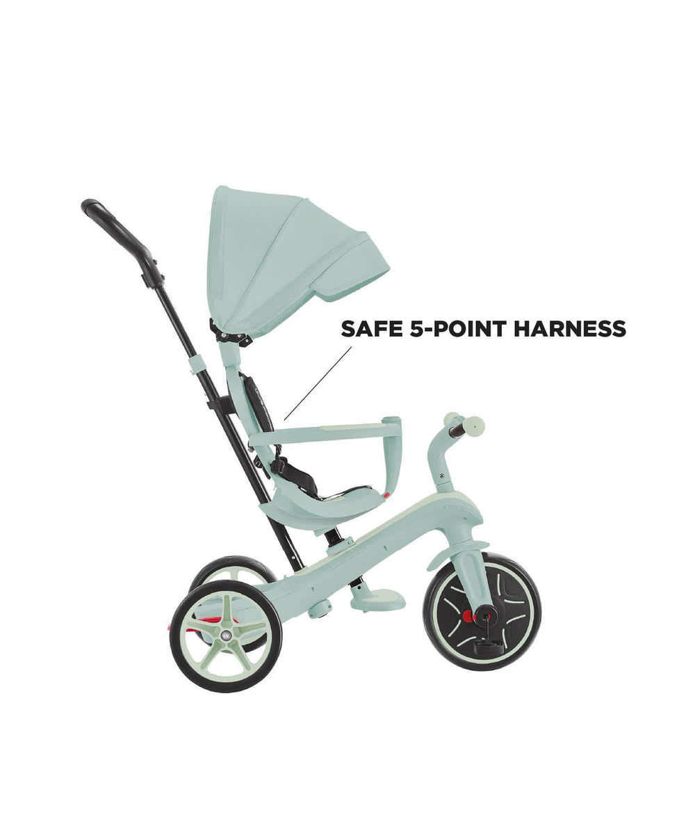 Globber Ride on Toy Globber Explorer Trike Eco 4 in 1 - Pistachio