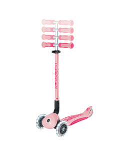 Globber Ride on Toy Globber Go Up Deluxe Lights - Pastel Pink