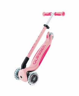 Globber Ride on Toy Globber Go Up Deluxe Lights - Pastel Pink