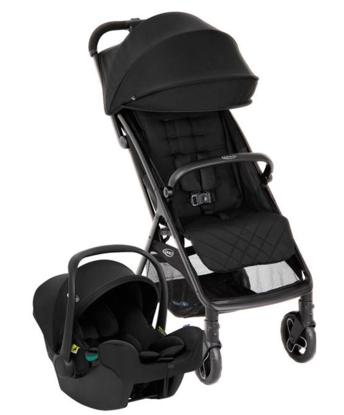 Graco Pushchairs Graco Arris™ Pushchair Bundle with SnugLite™ i-Size R129 Infant Car Seat – Night Sky