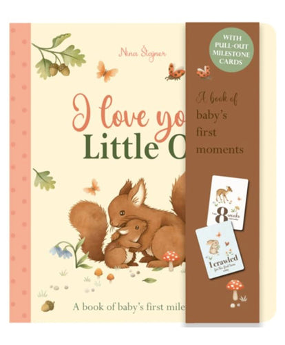 House of Marbles Books I Love You Little One Milestone Book