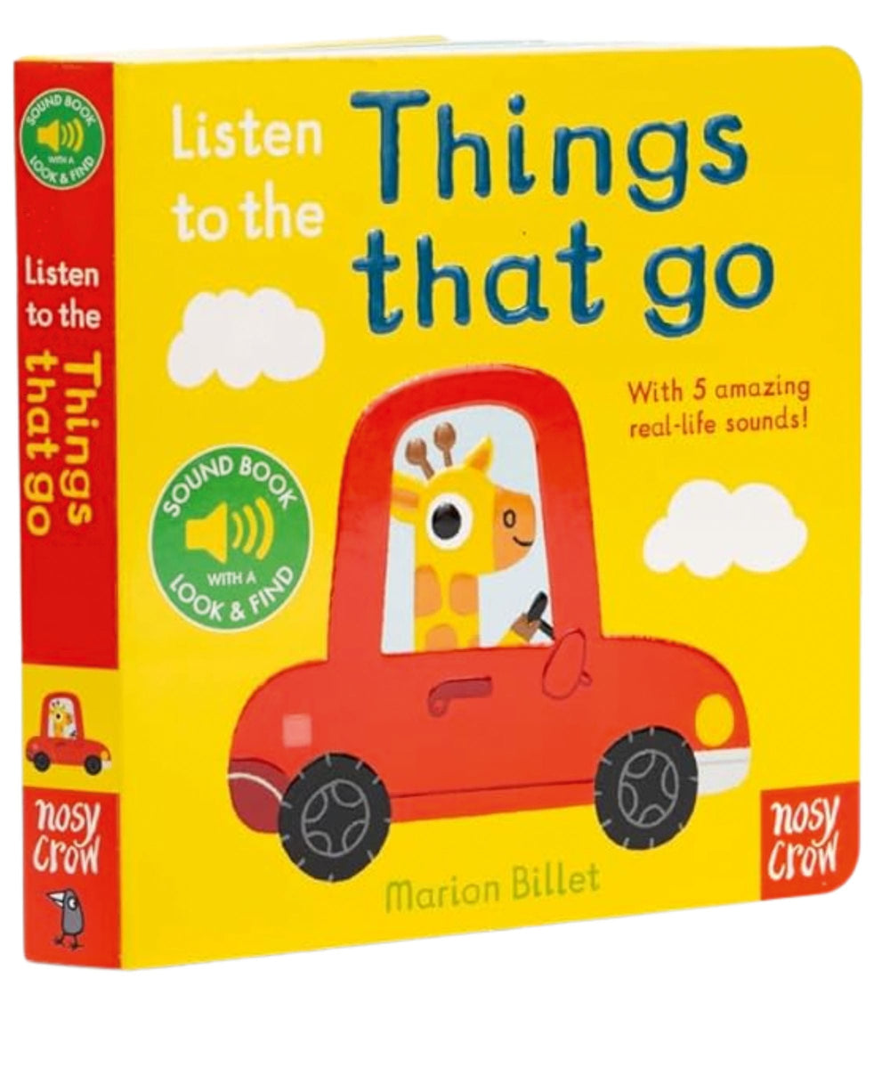 House of Marbles Books Listen to the Things That Go Book