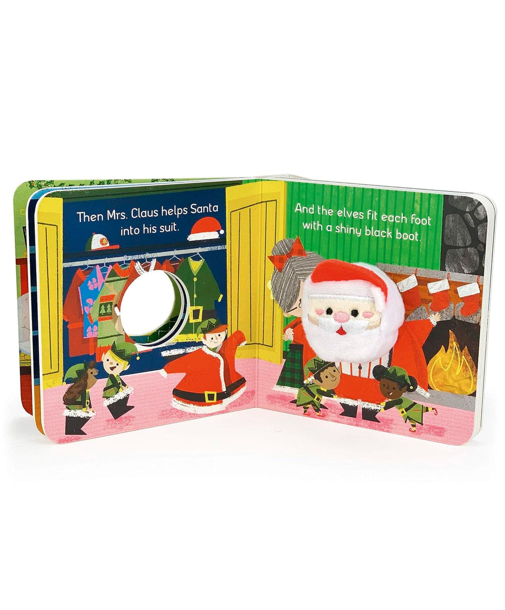 House of Marbles Books Santa’s Big Day Chunky Finger Puppet Book