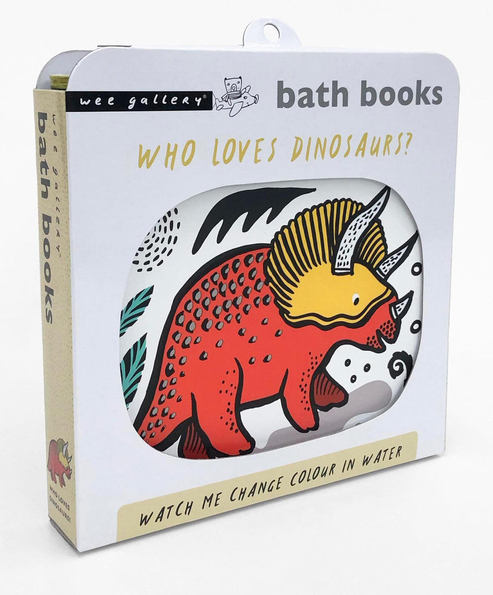 House of Marbles Books Who Loves Dinosaurs Bath Book