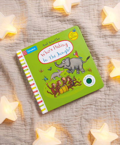 House of Marbles Books Who’s Hiding in the Jungle Baby Book