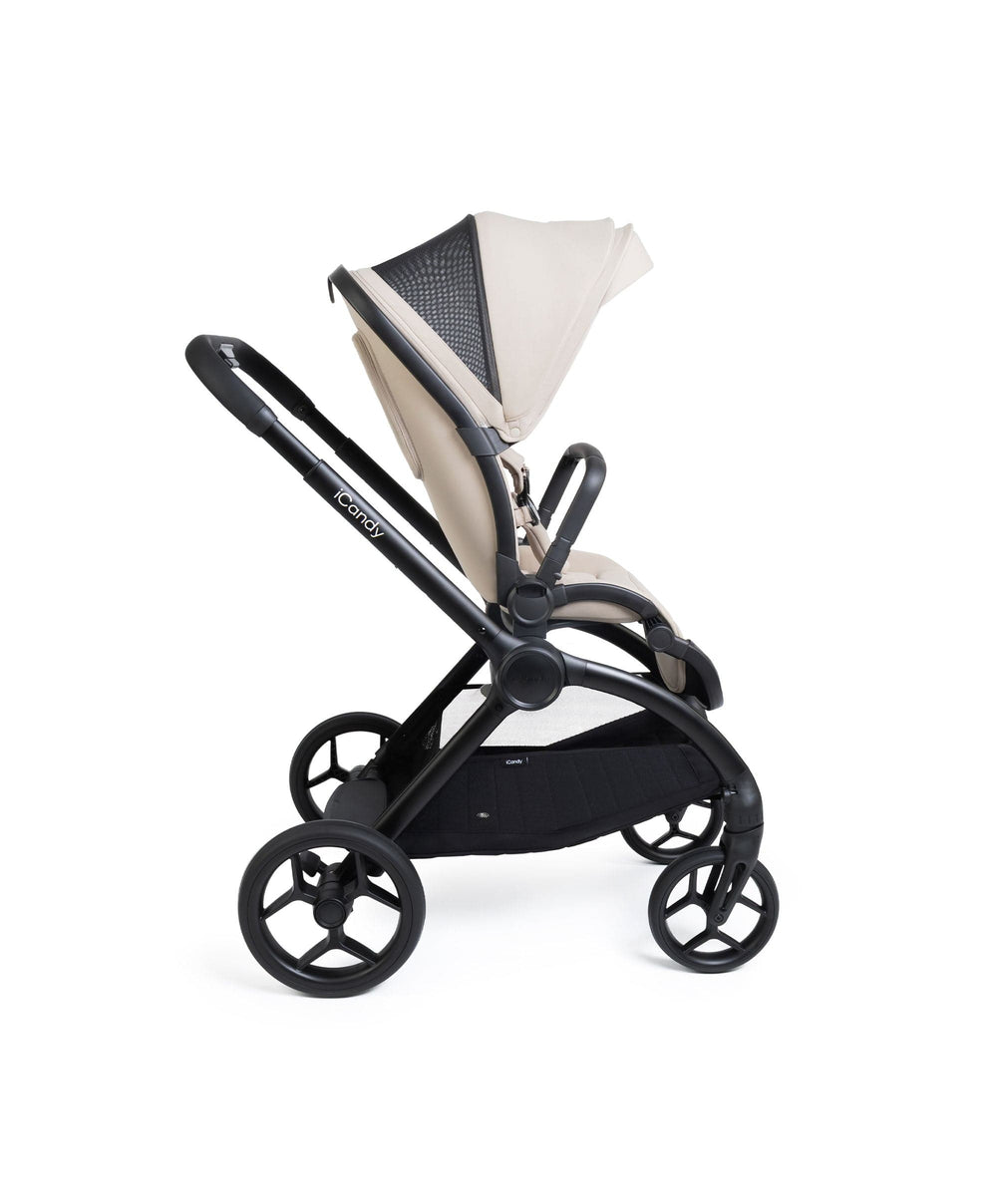 iCandy iCandy Core 2 Pushchair Bundle With Maxi-Cosi Pebble Slide Pro Car Seat &amp; Base – Sandstone