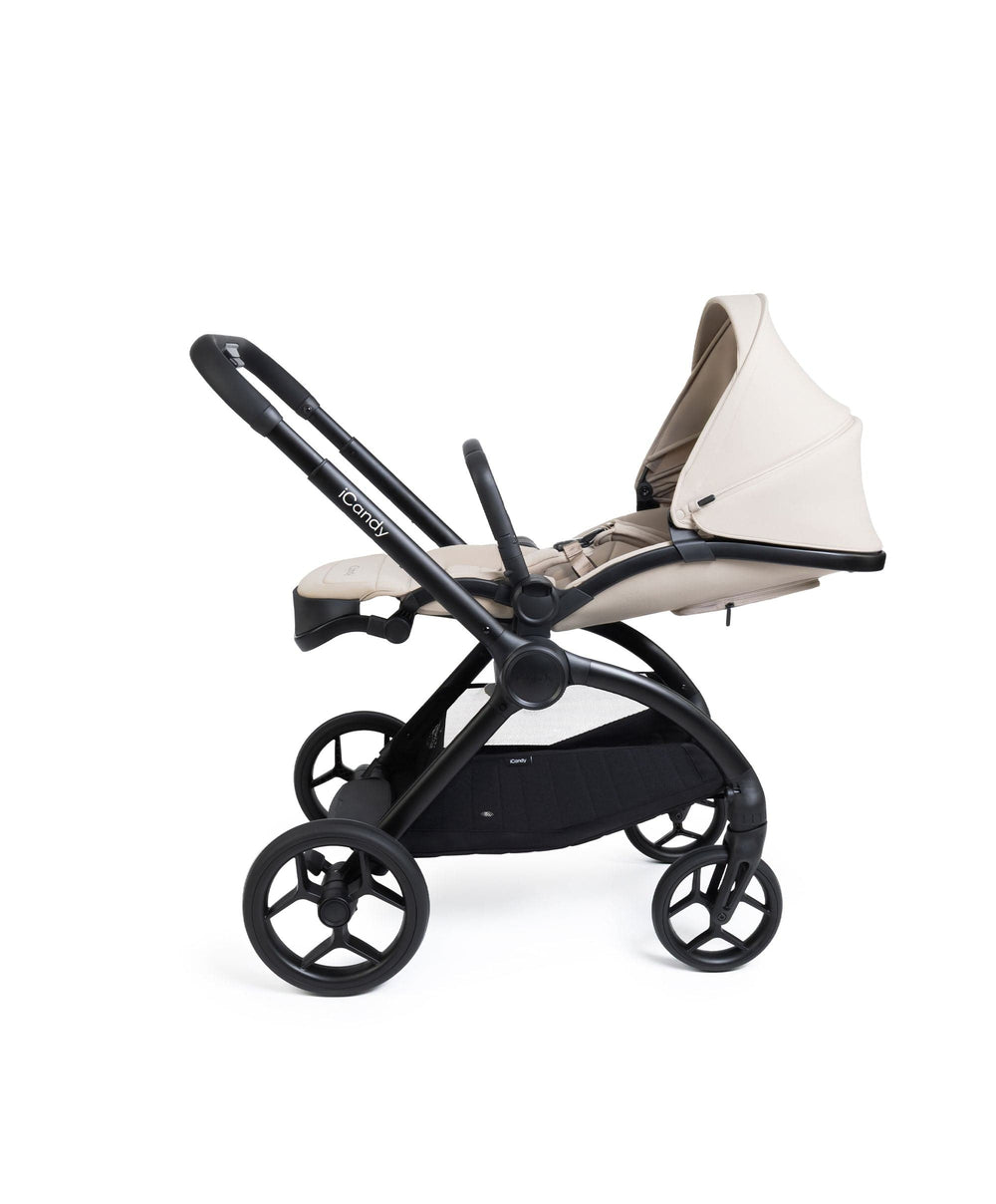 iCandy iCandy Core 2 Pushchair Bundle With Maxi-Cosi Pebble Slide Pro Car Seat &amp; Base – Sandstone