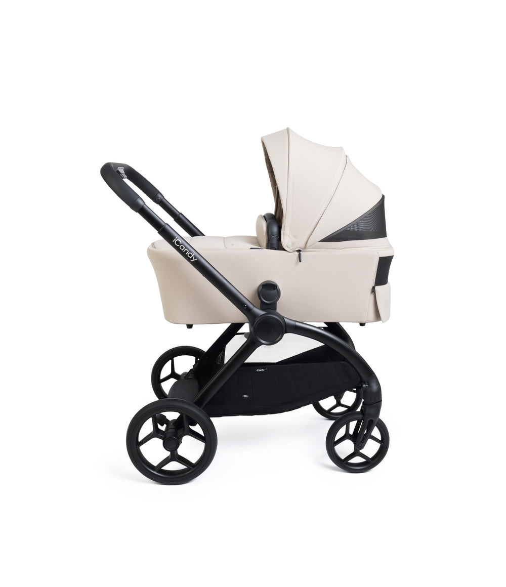 iCandy iCandy Core 2 Pushchair Bundle With Maxi-Cosi Pebble Slide Pro Car Seat &amp; Base – Sandstone