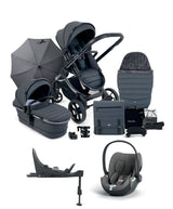 iCandy iCandy Peach 7 Complete Bundle with Cloud T Car Seat & Base - Dark Grey