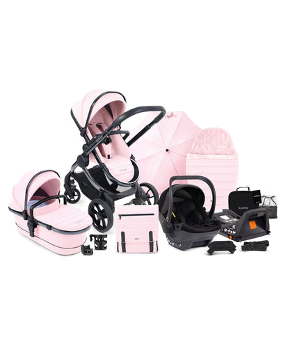 iCandy iCandy Peach 7 Complete Pushchair Bundle with Cocoon Car Seat - Blush/Black