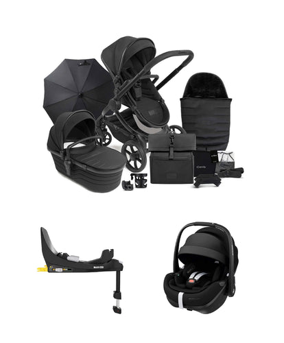 iCandy iCandy Peach 7 STUDIO Complete Bundle and Maxi-Cosi Pebble 360 Pro Car Seat & Base - Black