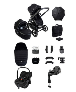 iCandy iCandy Peach 8 Complete Bundle with Maxi-Cosi Pebble Slide Pro Car Seat & Base  - Black
