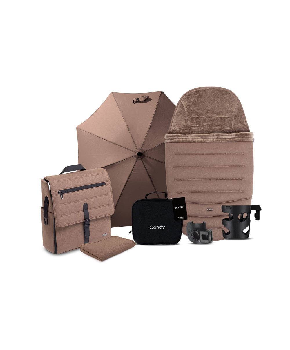 iCandy iCandy Peach 8 Complete Bundle with Maxi-Cosi Pebble Slide Pro Car Seat &amp; Base  - Coco