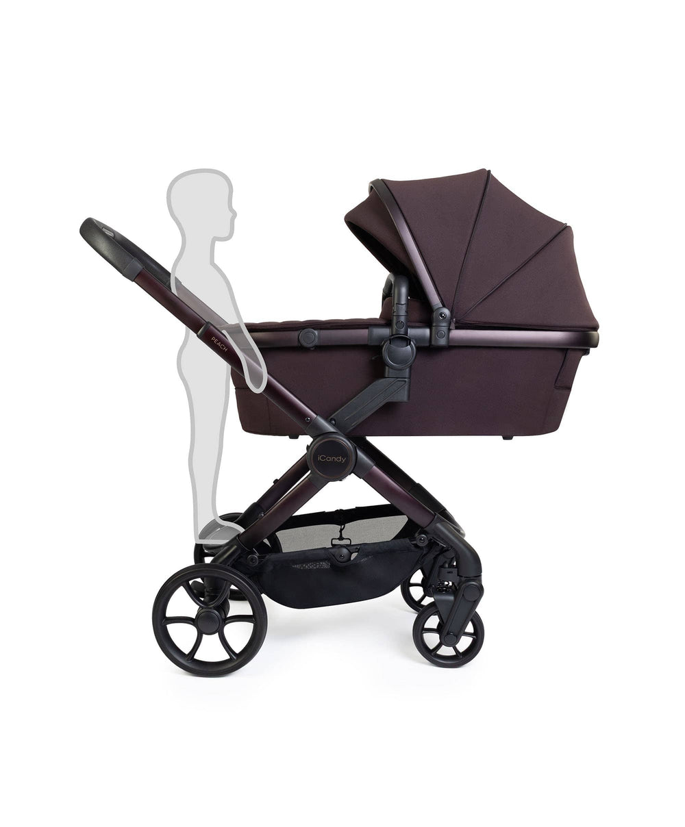 iCandy iCandy Peach 8 Complete Bundle with Maxi-Cosi Pebble Slide Pro Car Seat &amp; Base  - Coffee Bean