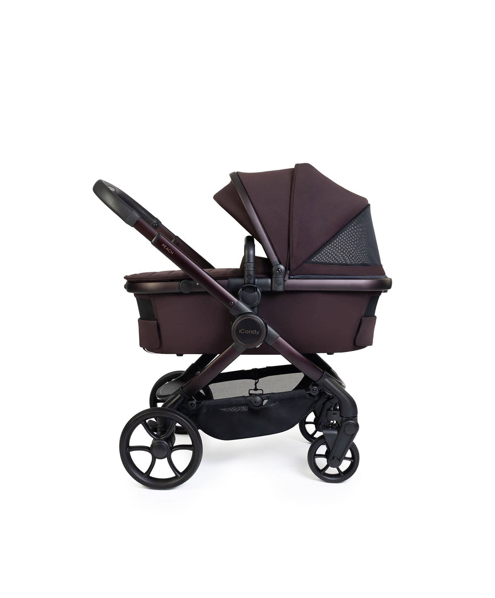 iCandy iCandy Peach 8 Complete Bundle with Maxi-Cosi Pebble Slide Pro Car Seat &amp; Base  - Coffee Bean