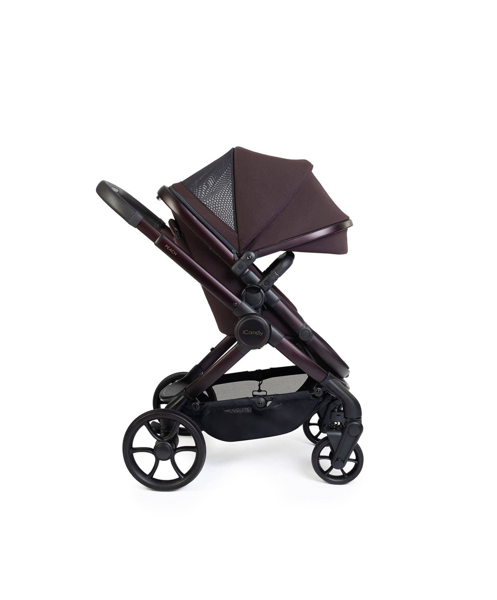 iCandy iCandy Peach 8 Complete Bundle with Maxi-Cosi Pebble Slide Pro Car Seat &amp; Base  - Coffee Bean